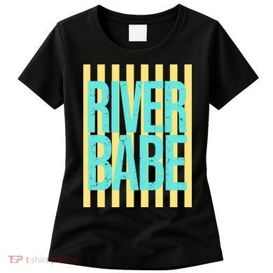 River Babe Retro Stripes Sunshine Women's T-Shirt