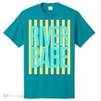 River Babe Retro Stripes Sunshine T-Shirt thumb 0