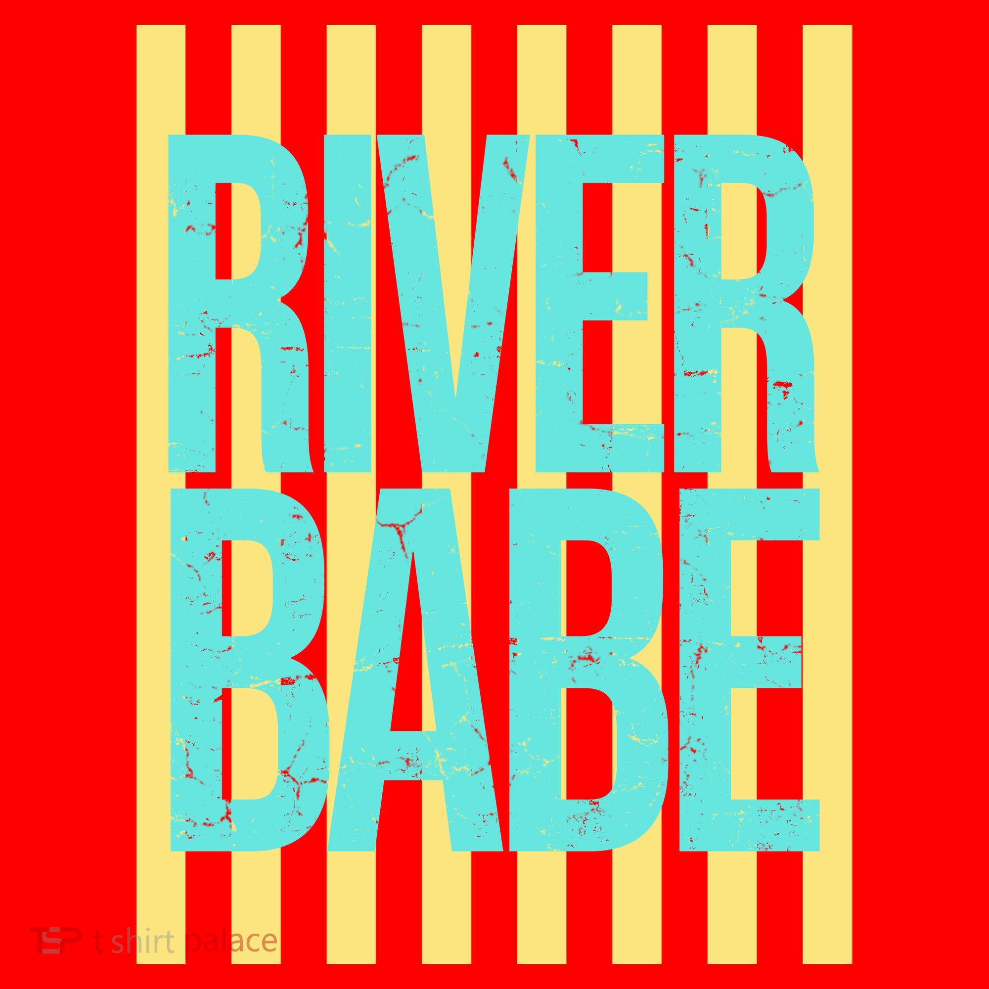 River Babe Retro Stripes Sunshine Santa Hat