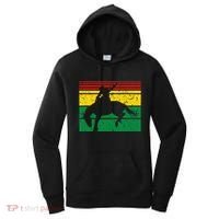 Rodeo Bronc Riding African American Cowgirl Graphic Women's Hoodie thumb 0