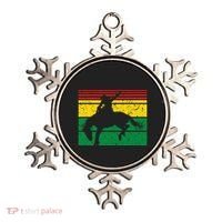 Rodeo Bronc Riding African American Cowgirl Graphic Ornament thumb 0