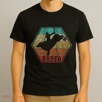 Rodeo Bull Riding Vintage Cowboy T-Shirt thumb 3