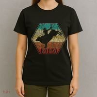 Rodeo Bull Riding Vintage Cowboy T-Shirt thumb 4