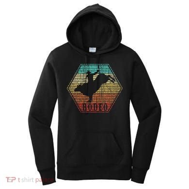 Rodeo Bull Riding Vintage Cowboy Women's Hoodie