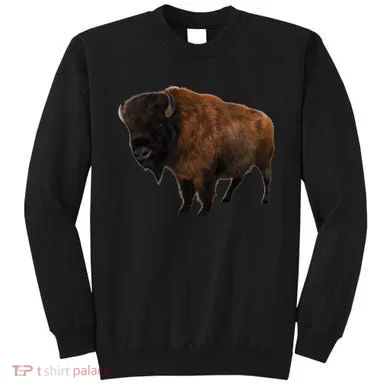 Realistic Bison Sweatshirt