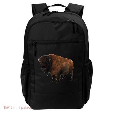 Realistic Bison Backpack