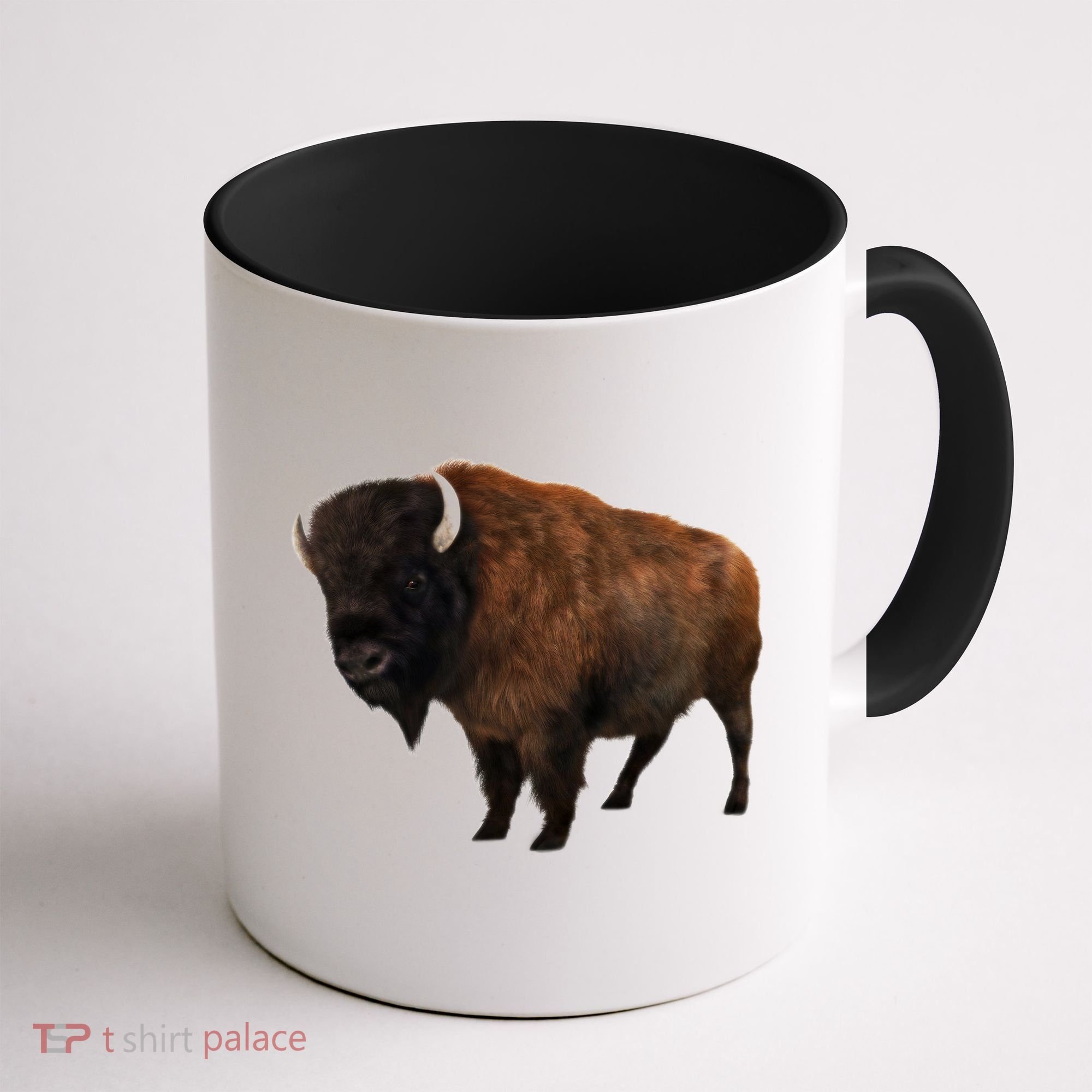 Realistic Bison Coffee Mug