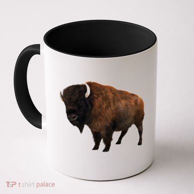 Realistic Bison Coffee Mug