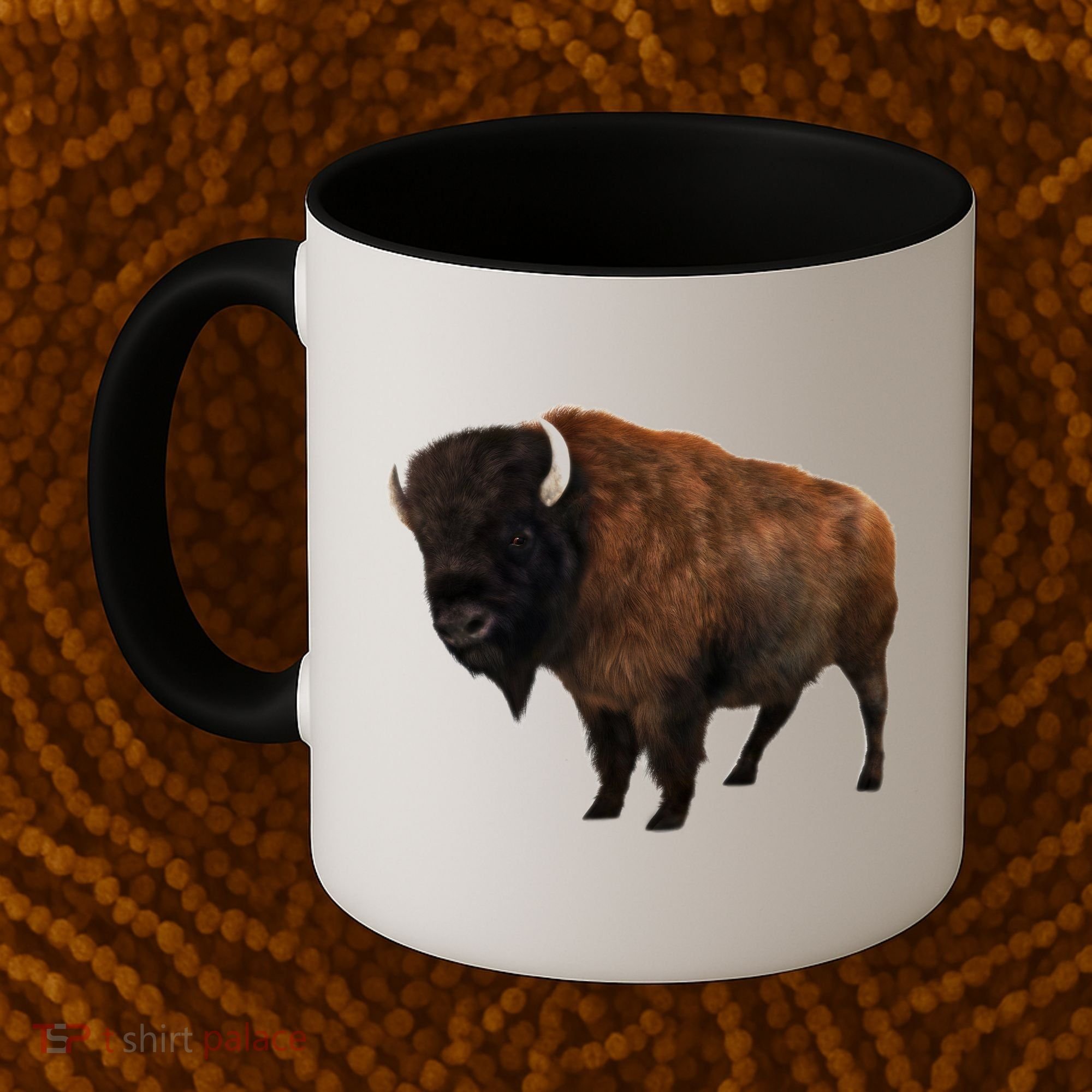 Realistic Bison Coffee Mug