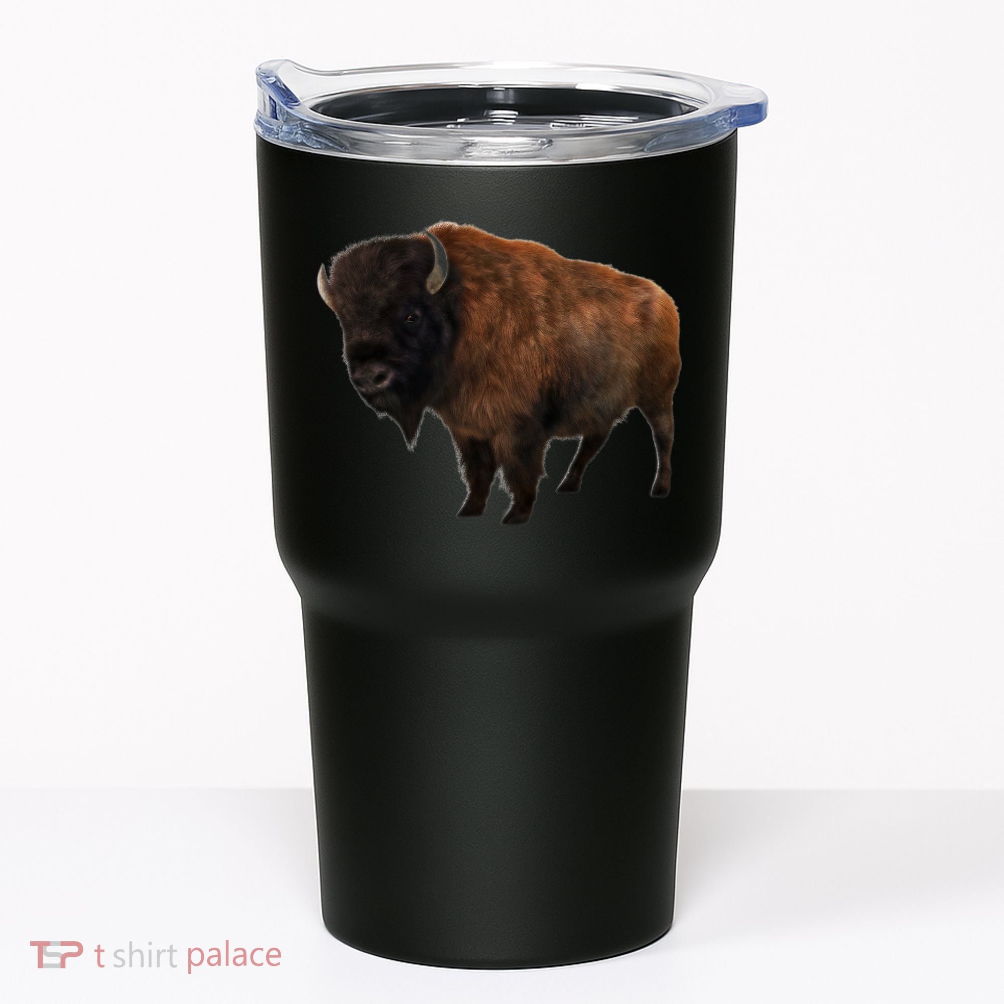 Realistic Bison Tumbler
