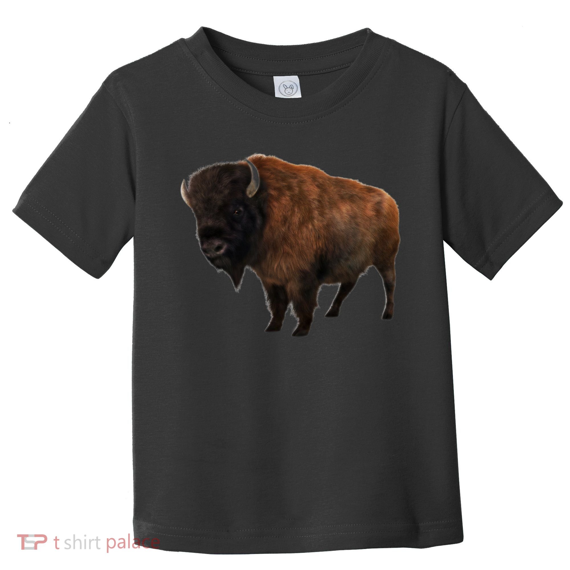 Realistic Bison Toddler T-Shirt