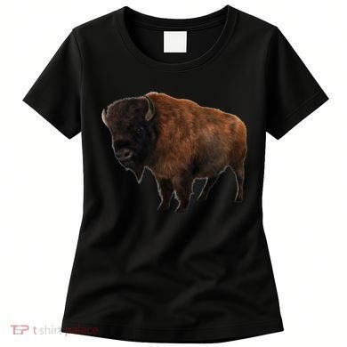 Realistic Bison Women's T-Shirt