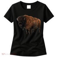 Realistic Bison Women's T-Shirt thumb 0