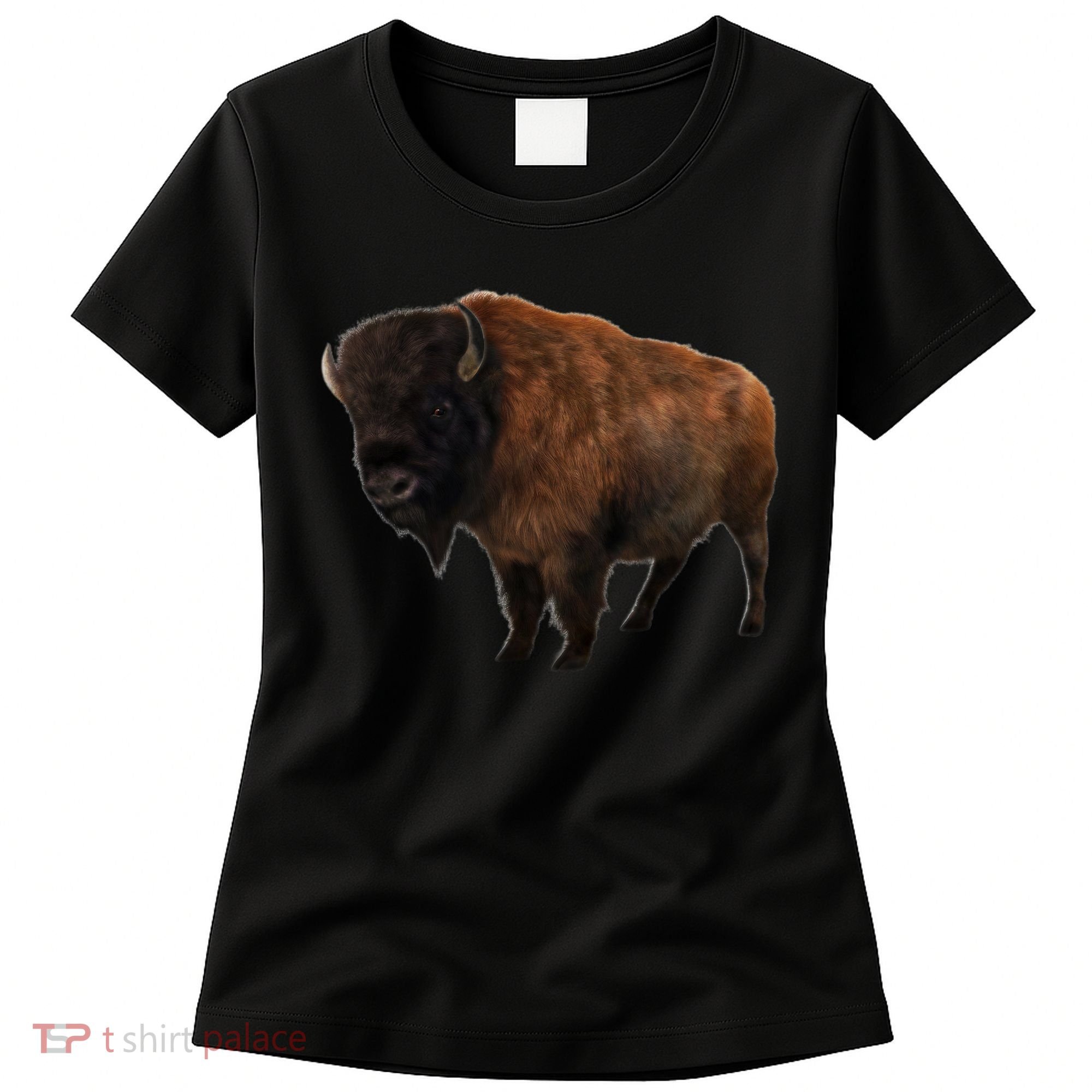 Realistic Bison Women's T-Shirt
