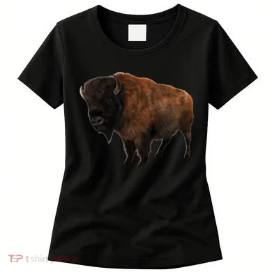 Realistic Bison Women's T-Shirt