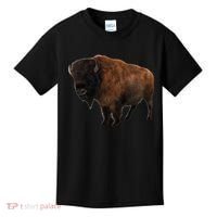 Realistic Bison Kids T-Shirt thumb 0