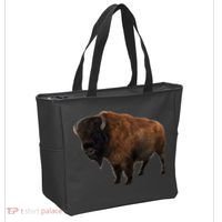Realistic Bison Tote Bag thumb 2