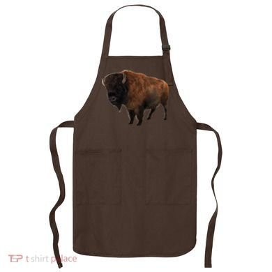 Realistic Bison Apron
