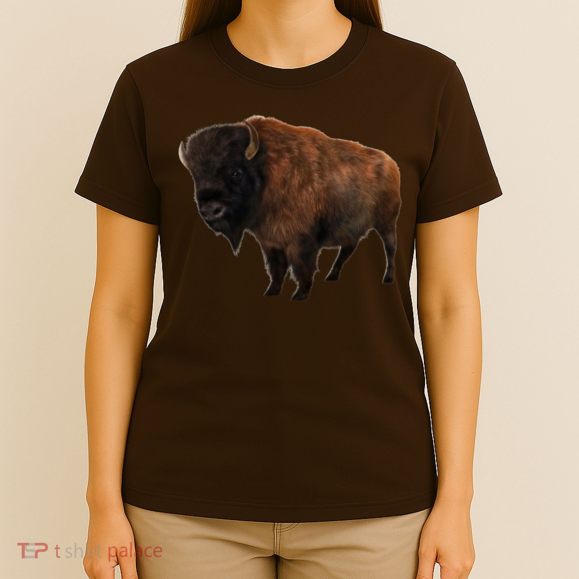 Realistic Bison T-Shirt