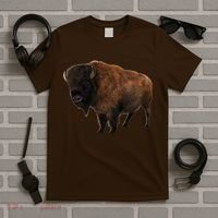 Realistic Bison T-Shirt thumb 5
