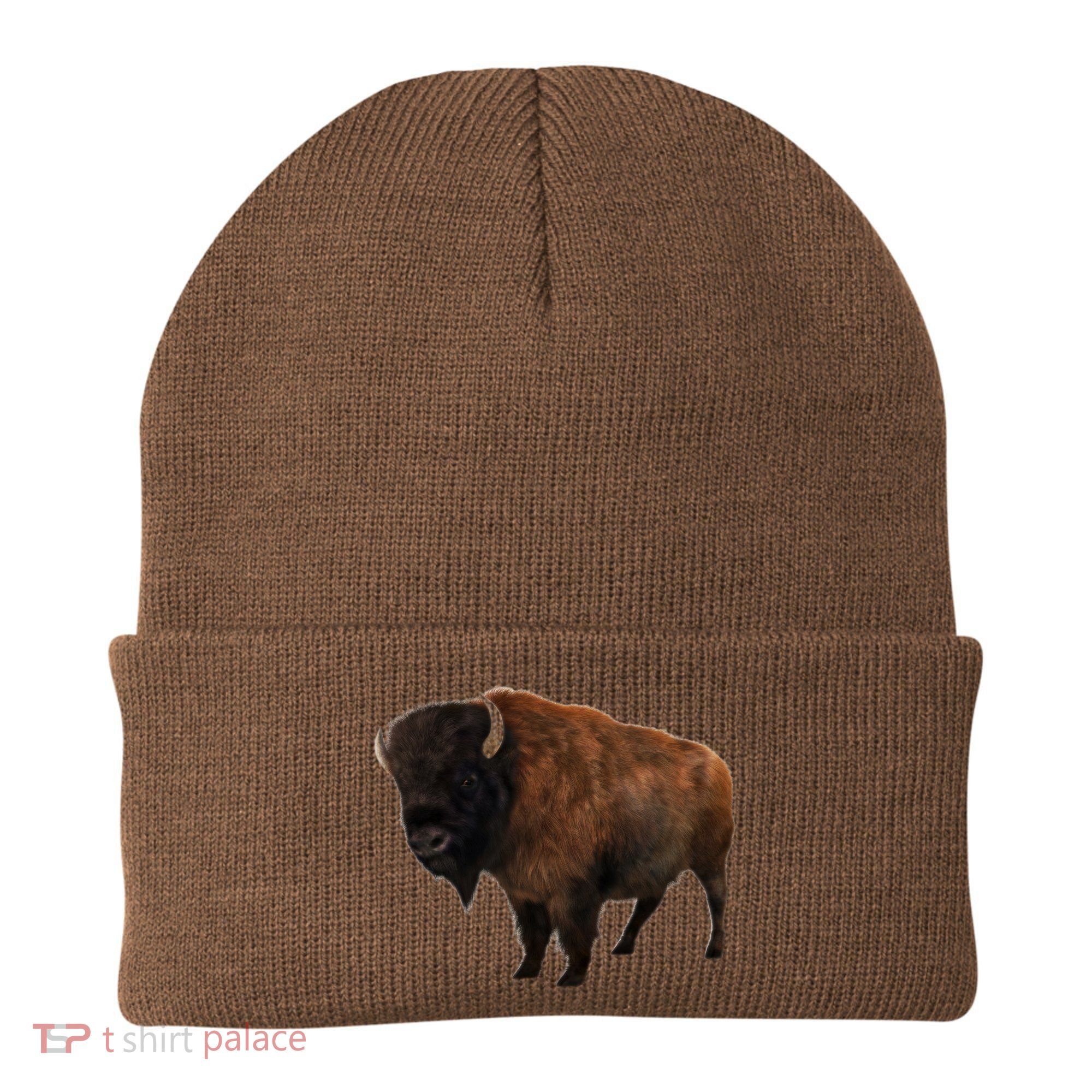 Realistic Bison Beanie