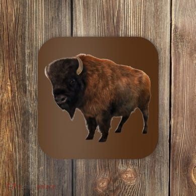 Realistic Bison Coaster