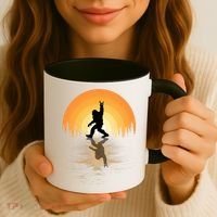 Retro Bigfoot Rock And Roll For Sasquatch Believers Funny Gift Coffee Mug thumb 3