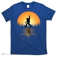 Retro Bigfoot Rock And Roll For Sasquatch Believers Funny Gift T-Shirt thumb 0