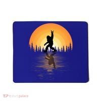 Retro Bigfoot Rock And Roll For Sasquatch Believers Funny Gift Mousepad thumb 0