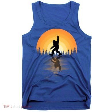 Retro Bigfoot Rock And Roll For Sasquatch Believers Funny Gift Tank Top