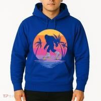 Retro Bigfoot Roller Skating Sasquatch 80s 90s Skater Cool Gift Hoodie thumb 2