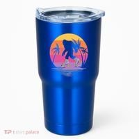 Retro Bigfoot Roller Skating Sasquatch 80s 90s Skater Cool Gift Tumbler thumb 0