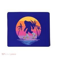 Retro Bigfoot Roller Skating Sasquatch 80s 90s Skater Cool Gift Mousepad thumb 0
