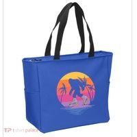 Retro Bigfoot Roller Skating Sasquatch 80s 90s Skater Cool Gift Tote Bag thumb 2