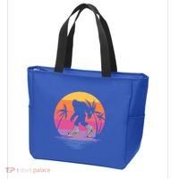 Retro Bigfoot Roller Skating Sasquatch 80s 90s Skater Cool Gift Tote Bag thumb 3