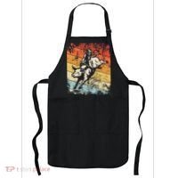 Retro Bull Riding For Cowboy Apron thumb 0