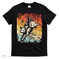 Retro Bull Riding For Cowboy T-Shirt thumb 0
