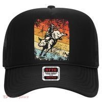Retro Bull Riding For Cowboy Hat thumb 0