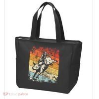 Retro Bull Riding For Cowboy Tote Bag thumb 3