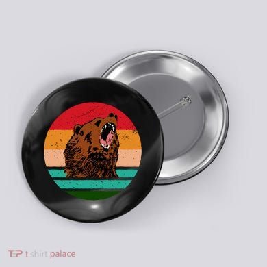 Retro Bear Button