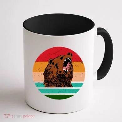 Retro Bear Coffee Mug back