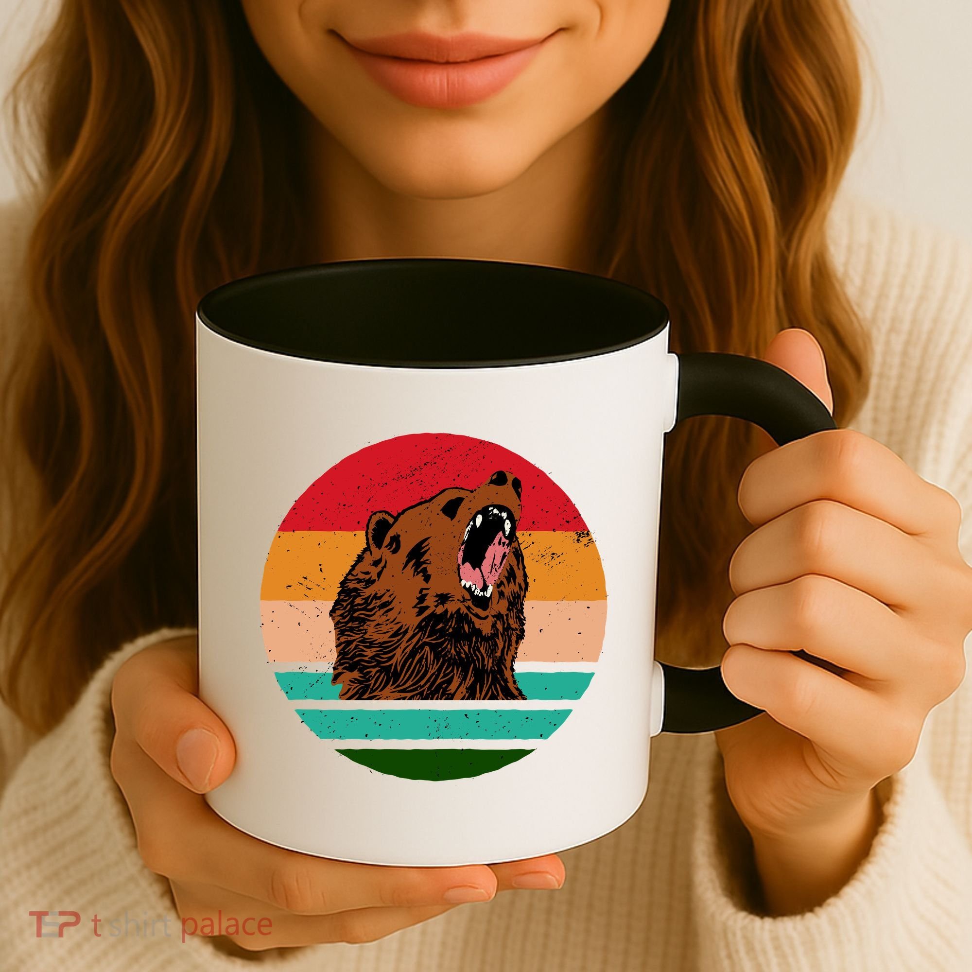 Retro Bear Coffee Mug