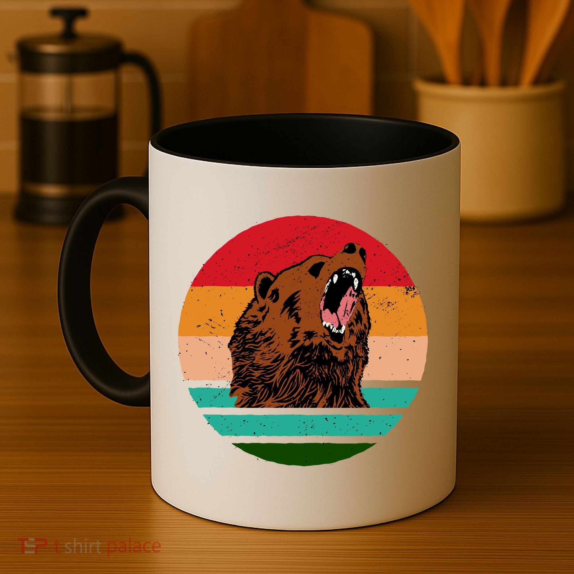 Retro Bear Coffee Mug