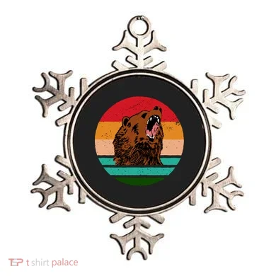 Retro Bear Ornament