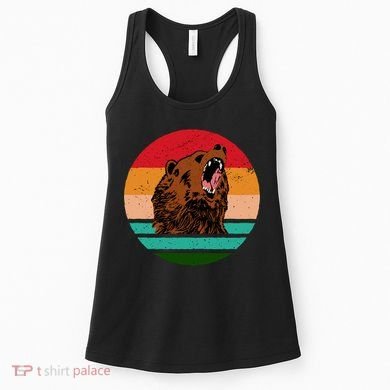 Retro Bear Women's Tank Top