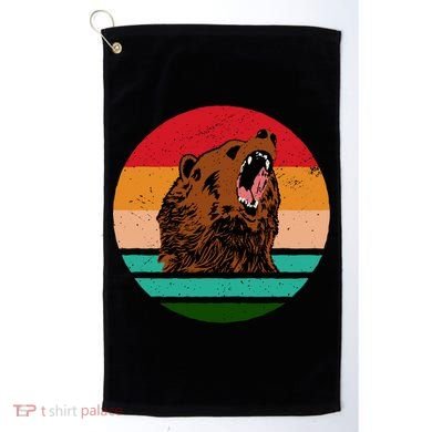 Retro Bear Golf Towel