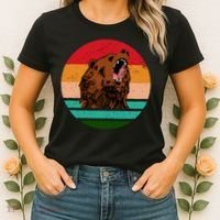 Retro Bear Women's T-Shirt thumb 2