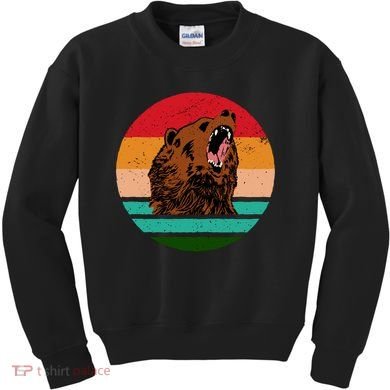 Retro Bear Kids Sweatshirt