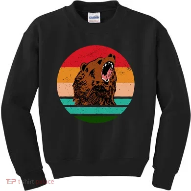 Retro Bear Kids Sweatshirt