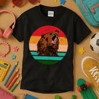Retro Bear Kids T-Shirt thumb 3